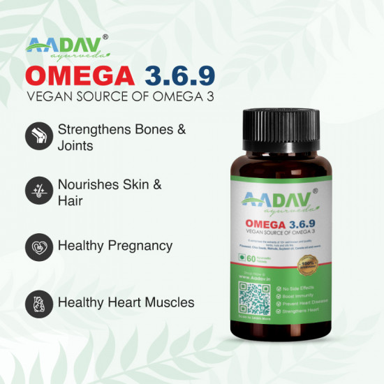 Omega 3.6.9 + Heart Care Tablets Combo Pack